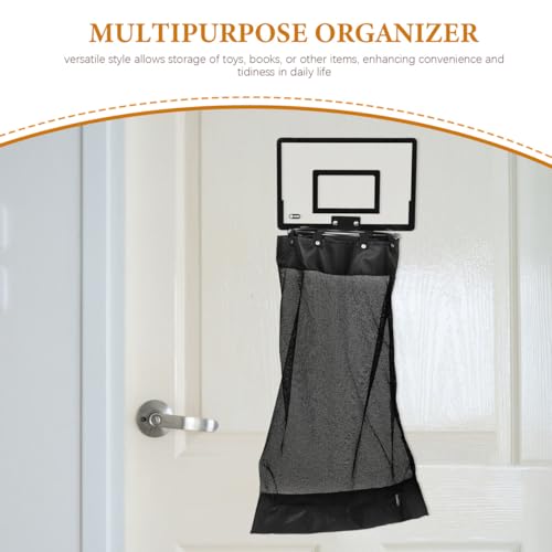 TOPBATHY Platzsparender Wäschekorb Mit Basketballkorb Für Tür Hängekorb Aus Netzgewebe Mit Reißverschluss Wäscheaufbewahrungstasche Zum Tür-aufbewahren Für Zuhause