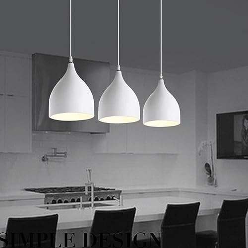 Plafonnier élégant blanc au design scandinave haut de gamme - 5