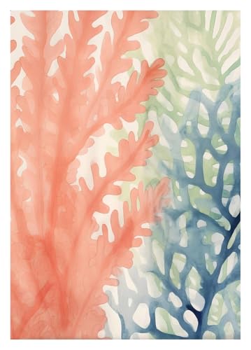 Tableau d'art mural moderne coraux pour illuminer un salon triste - 2