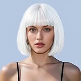 Parrucca perfetta per un nuovo look affascinante, bella parrucca piena per feste a tema da donna, cosplay, costume, Halloween, concerti, matrimoni, appuntamenti e uso quotidiano. Puoi indossare un cappello o una fascia per la testa per renderlo più realistico.