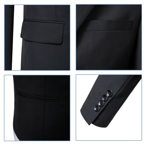 Mens 3 Piece Suit Business Tuxedo Peak Laple Suit Formal Wedding Prom Suits4
