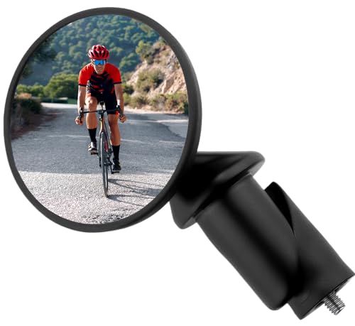 CATEYE BM-45 Bar End Mirror – Ultra Compact Mirror for Road, MTB and Gravel Bikes, Durable Aluminum with Scratch-Resistant Glass, Visibility and Safety for Cyclists