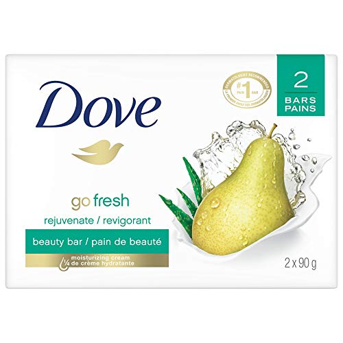 Dove Bar Go Fresh Pear and Aloe Vera Scent Beauty Bar, 90g