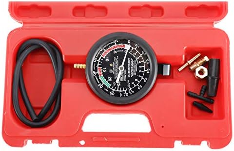 BTSHUB Fuel Pump & Vacuum Tester Gauge Leak Carburetor Pressure Diagnostics Tool Kit