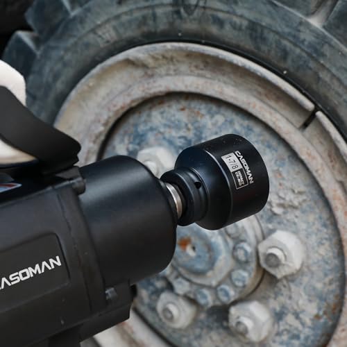 Image of CASOMAN 3 /4 inch Drive 6 Point SAE Impact Socket-1-7 /8 inch, Shallow, Heat-Treated, CR-MO, Axle Nut Socket for Easy Removal of Axle Shaft Nuts (1-7 /8 inch)
