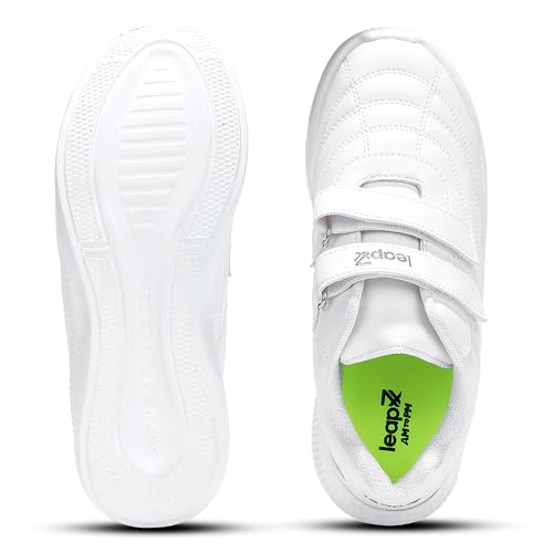 Image of Liberty Lucy & Luke FUNRUN-E Casual Shoes for Kids - Black & White Slip-On Sneakers for Boys & Girls | Memory Foam Insole, Lightweight Everyday Shoes for School, Play, Daycare & Family Outings