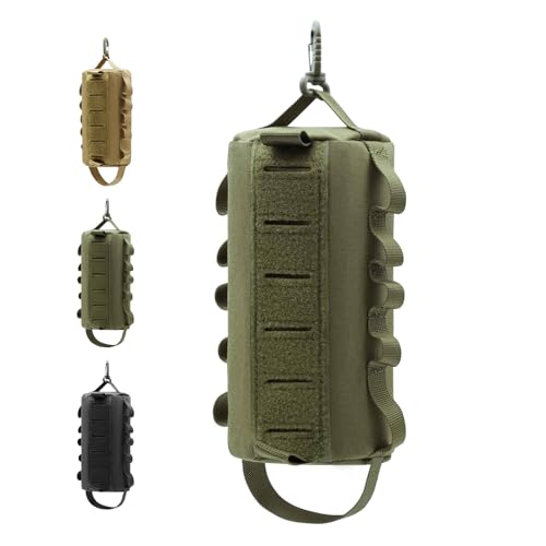 Tactical Molle Admin Pouch Multipurpose Modular Utility Tool Bag, Od Green Small Duty Belt Pouches para Colete, Mochila
