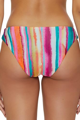 Lucky Brand Women's Porto Covo Tab Side Hipster Bikini Bottom, Swimwear Separates3