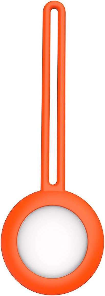 protechnology airtag case cover silicone with minimalist design style for airtag 2021 orange