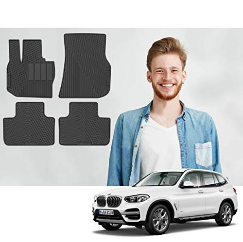 Road Comforts Custom Fit BMW X3 2018 2019 2020 BMW X3 30i / X3 M40i 2018 2019 2020 2021 BMW X4 30i / X4 M40i 2019 2020 2021 BMW X3 M/X4 M/X4 M Competition/X3 30e 2020 2021 Floor Mats (4pcs)