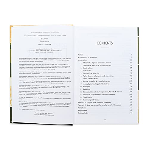 Going Deeper with New Testament Greek, Revised Edition: An Intermediate Study of the Grammar and Syn