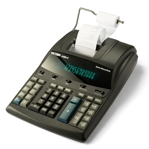 Victor 1460-4 12 Digit Extra Heavy Duty Commercial Printing Calculator