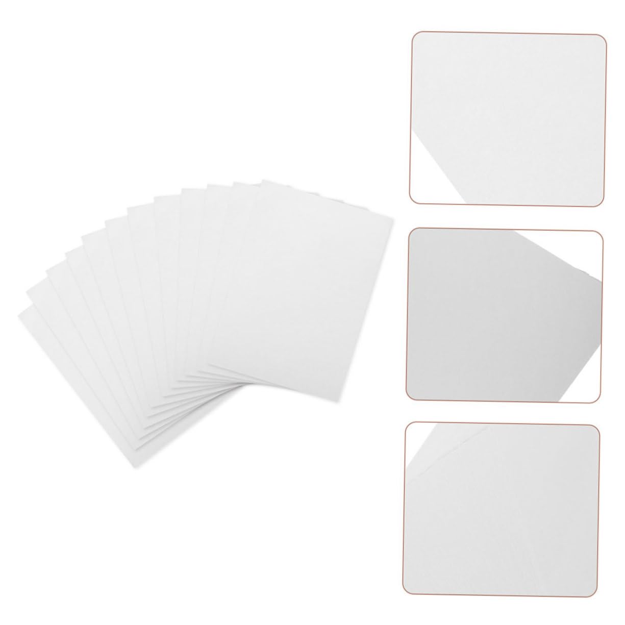 Aquarellpapier 160g 8k Weiß, 100 Blatt, Dickes Malpapier | Wasserfarben und Acrylfarben, Grobe Struktur, Papier für Malheft und Übungsblätter