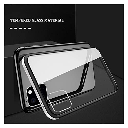 Coque en métal rouge et verre trempé pour iPhone 12 Pro Max - 2