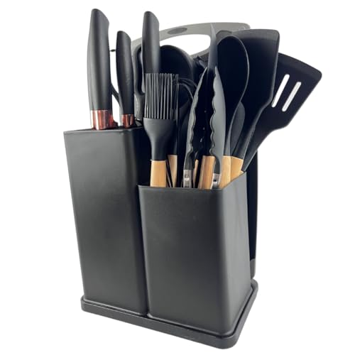 Jogo de utensílios em silicone