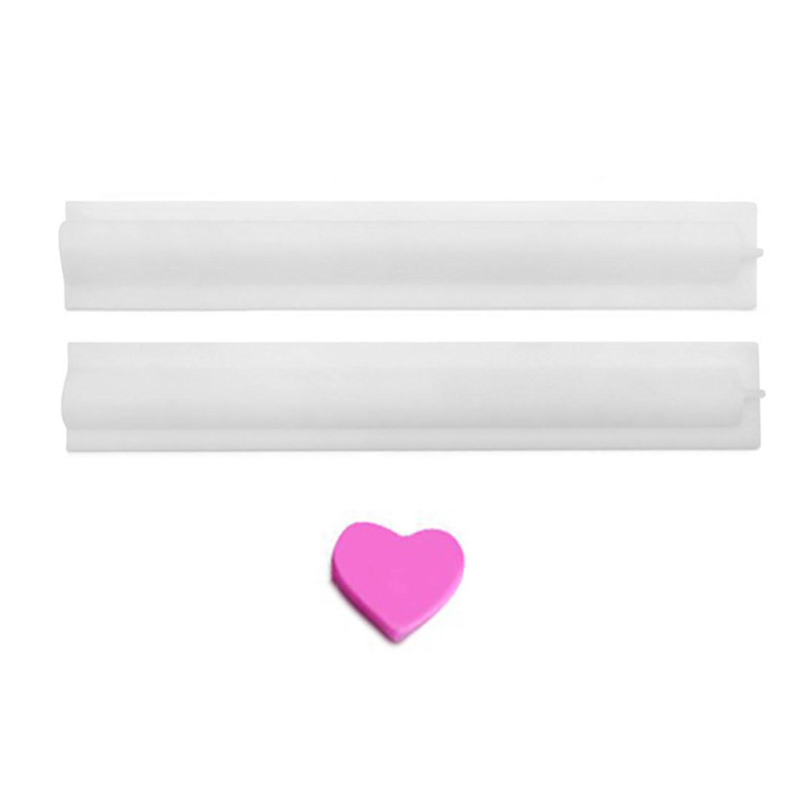 NEWFT 3D Silicone Tube Column Mold Cake Decor Mold for Chocolate Candle Candy Fondant Soap Making Supplies