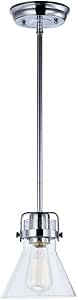 Maxim Seafarer-One Light Mini Pendant with Bulb-6 Inches Wide by 6.75 inches high-Polished Chrome Finish-False Bulb Included