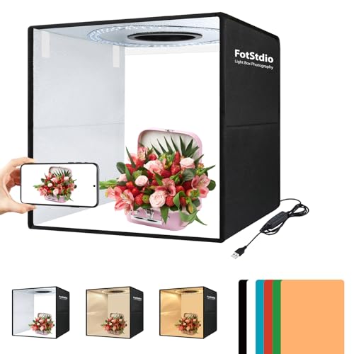 Kit de tente de prise de vue portable pour créer vos photos de produits à la maison
