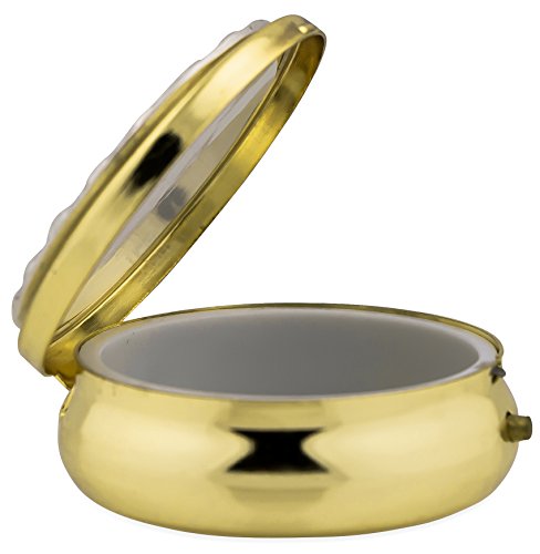 Venerare 60Mm Our Lady Of Guadalupe Pyx (Gold-Tone With Clear Coat) #TOP2