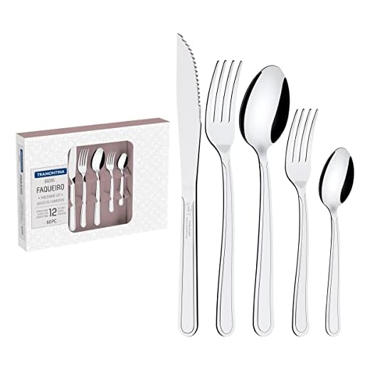 Faqueiro Tramontina Inox 60pçs Buzios