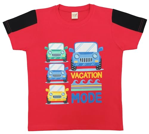 Image of Clothe Funn Boys Printed Cotton Half Sleeves T-Shirt & Shorts Set