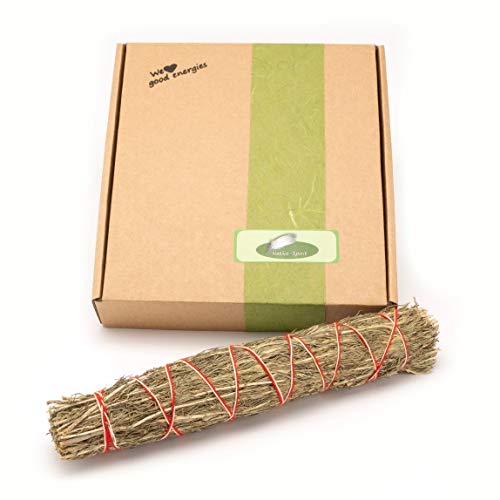 Native Spirit SAGE-Brush Smudge-Stick XL - Baqueta aromática (7-8 pulgadas, envuelta, directamente de California)