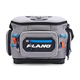 Plano Atlas 3700 Tackle Bag, Premium EVA-Constructed Fishing Tackle Bag, Molded Waterproof Base, Water-Resistant Cell Phone Pocket, Magnetic Tool and Hook Holder