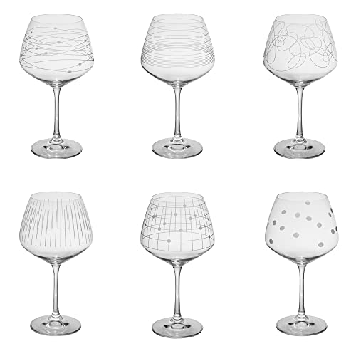 Table Passion - Coffret de 6 verres à pied dégustation Graphik 58 cl