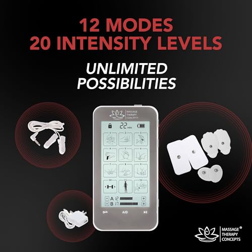 image for Massage Therapy Concepts TENS Unit with Medical Grade Dual Channel - P