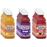 Welch's Fruit Juice Variety Pack - Grape, Fruit Punch, and Orange Pineapple - 10 Fl Oz Bottles - 18