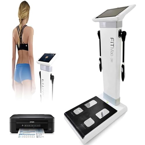 Máquina De Análisis De Bioimpedancia Táctil HD 10,1 Pulgadas,Báscula Analizadora Inteligente De Composición Corporal Completa,Control De Peso,Analizador De Grasa
