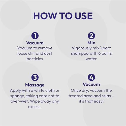 1001 Carpet Shampoo, Perfect For Large and High Traffic Areas, Gentle On Upho...