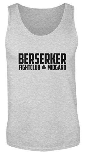 Camiseta de tirantes hombre Berserker Fightclub Midgard gris en talla L