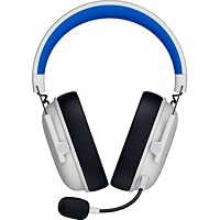 Razer BlackShark V3 X HyperSpeed PlayStation - Kabelloses E-Sport Gaming Headset - Ultra leicht 270 g - Triforce 50mm Treiber - Abnehmbares Mikrofon - HyperSpeed 2,4 GHz & Bluetooth - PS5/PC | Weiß – Ansicht 8