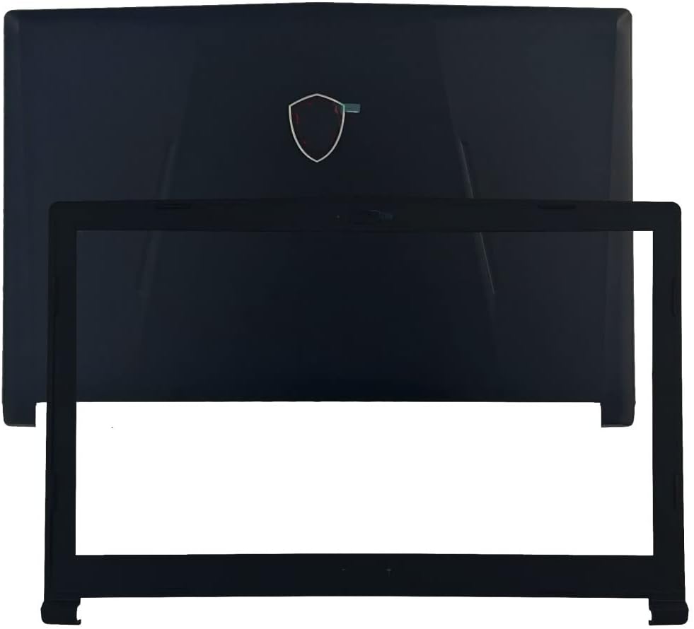 Compatible Replacemen for MSI GP63VR GL63 8RD 8RC 8RE MS-16P4 MS-16P5 MS-16P7 (Upper Case Palmrest Cover) - Black, Vinyl, Silicone, Thermoplastic Polyurethane, Waterproof, Scratch Resistant