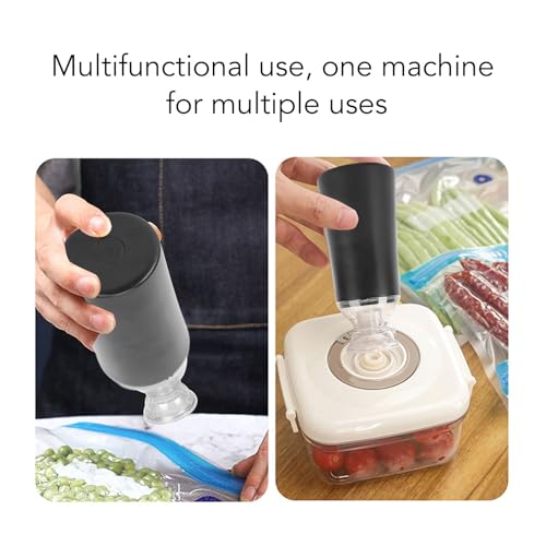 Pompe à vide électrique pour sac de compression et rangement des aliments