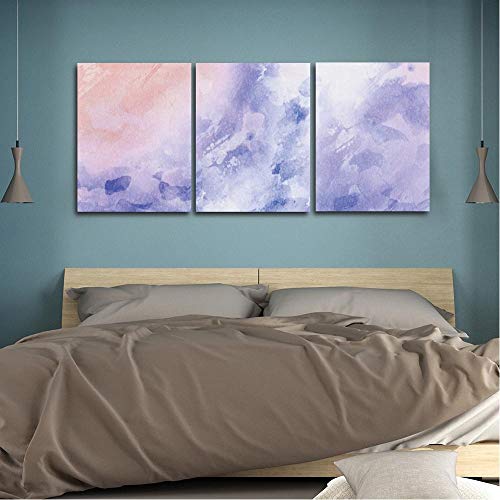 Tableau triptyque abstrait calligraphie moderne pour salon et chambre - 5