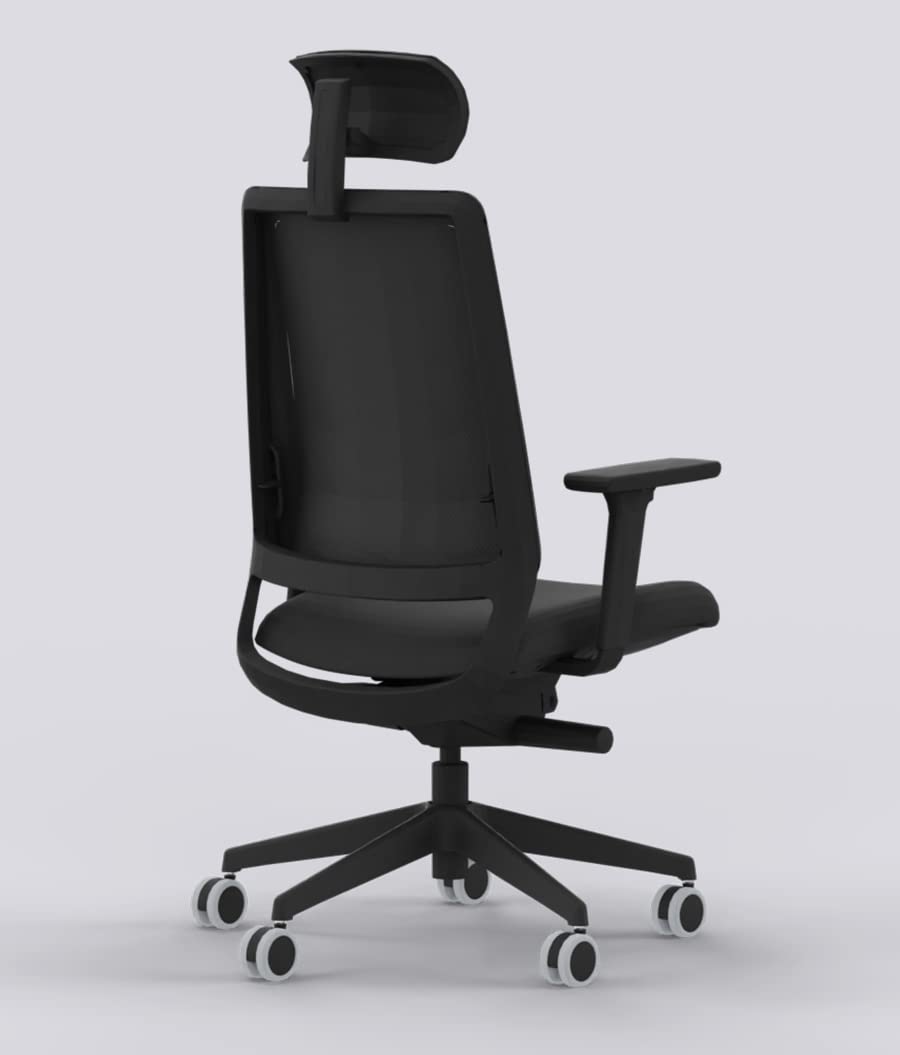 Silla de Oficina ergonómica Negra Top Gama Profesional Sense Silla o sillón de Escritorio
