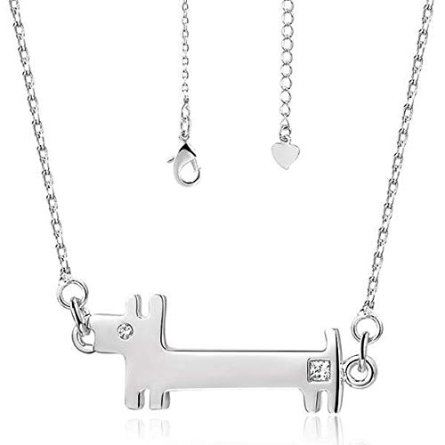 Collier Petit Cheval de Bois chaine diamants : bijoux fins et pendentif original