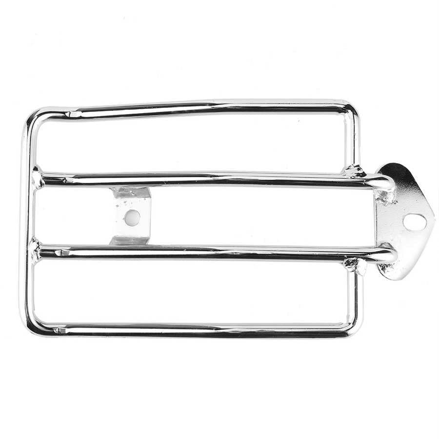 Achterbagagedrager Zilver Chroom Staal Motorfiets Bagagerek Rugleuning Ondersteuning Frame Voor Nightster Voor Roadster Voor XL883 Voor XL1200 Beugel voor motorfietsbagagerek