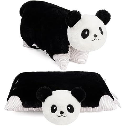 BRUBAKER Panda Cuddly Pillow and Toy Cover