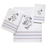 Avanti Linens in The Garden 3 Pc Towel Set, White