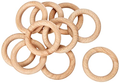 Bois Traditionnel | Ø28 | 10 Anneaux Bois | Brut