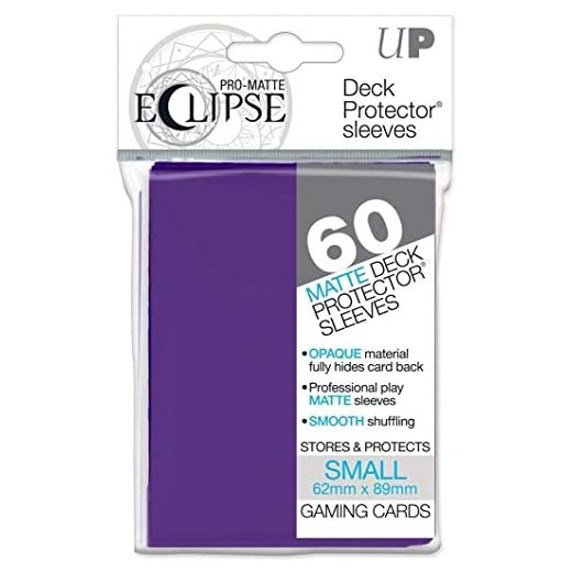 Ultra Pro- Eclipse Small Pro Matte (Paquete de 60), Color púrpura Real. (85832)
