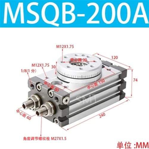 Table rotative MSQB-200A résolvant les arrêts de production