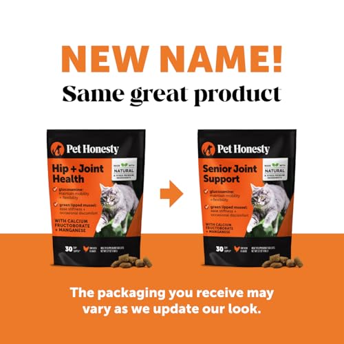 Cat Hip + Joint Health Chews – Crunchy & Creamy Cat Joint Support Supplement - Glucosamine, Chondroitin & Omega-3s – Supports Mobility, Flexibility & Comfort for Indoor & Outdoor Cats (Chicken 30-Day) - Image 4