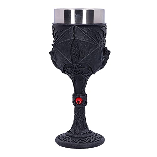 Nemesis Now Dark Fang Goblet Black Removable Stainless Steel Insert 18.5cm - Image 4