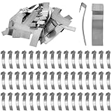 50 Part Formed Greenhouse Overlap Glazing Clips