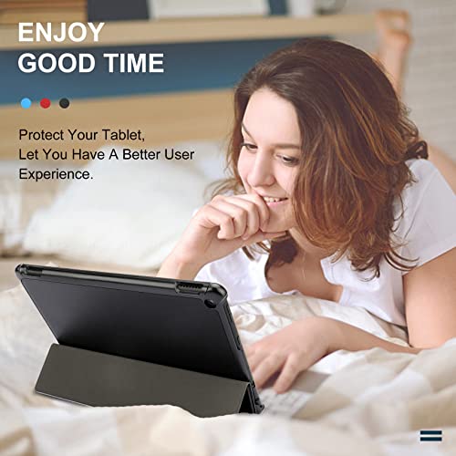 All New Fire HD 8 Tablet Case, Fire HD 8 Plus Tablet Case (8" 10 Generation, 2020 Release) - Ultra Light Slim Fit Protective Cover with Auto Wake/Sleep Black, Not Suit for Previous Generation