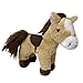 Cuddle Crew- Cavallo in peluche naturale, marrone chiaro, peluche, peluche, regalo per bambini, 27 cm